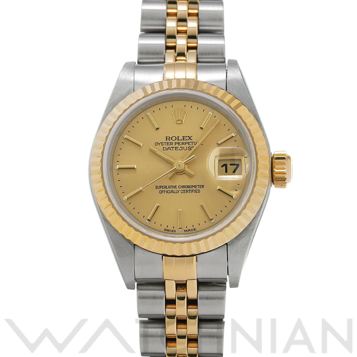 ロレックス デイトジャスト 26 79173 シャンパン レディース 時計 【中古】【wristwatch】