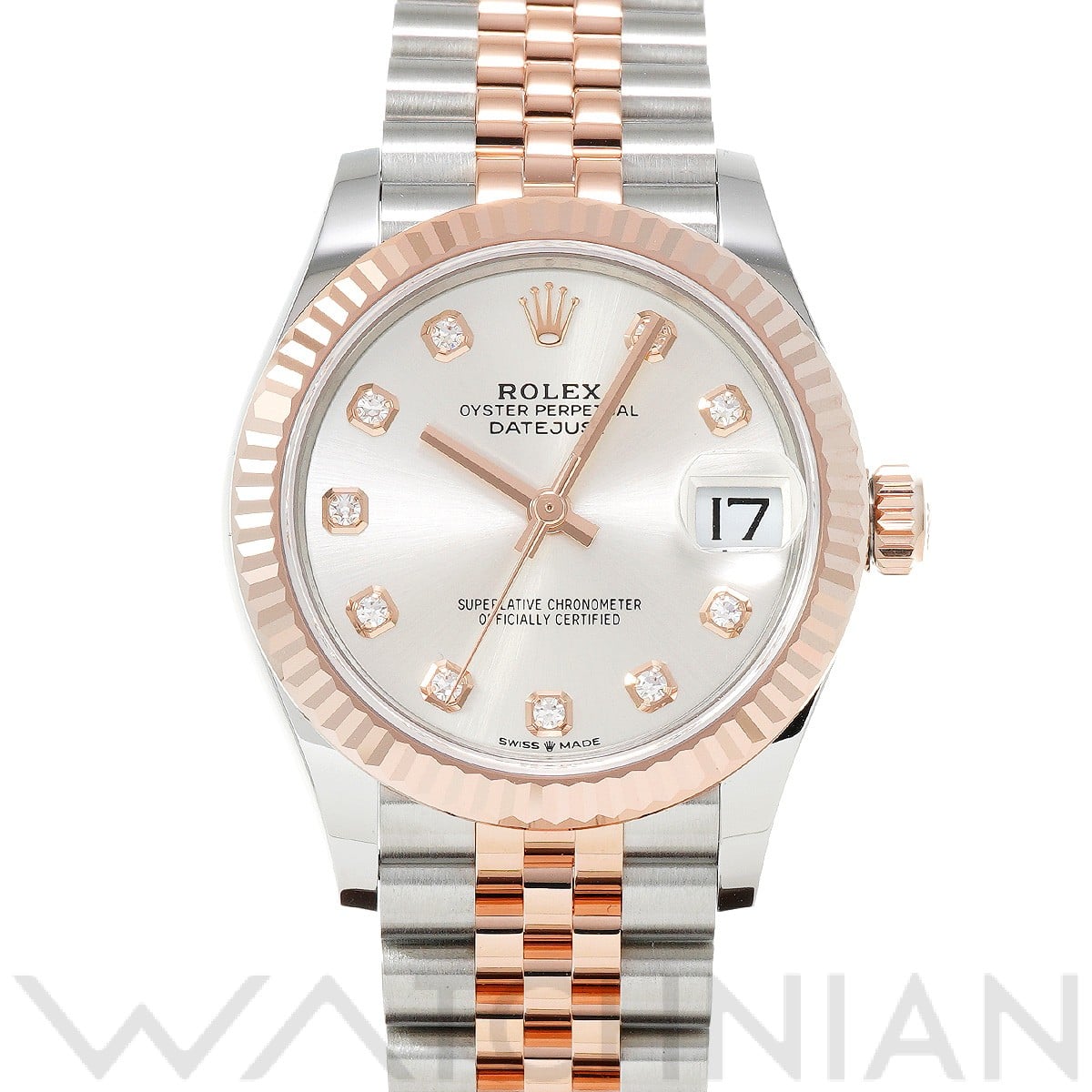 ロレックス デイトジャスト 31 278271G シルバー/ダイヤモンド ユニセックス 時計 【新品】【wristwatch】