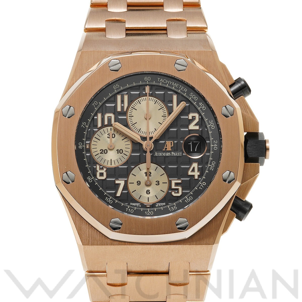 オーデマ ピゲ ロイヤルオーク オフショア クロノグラフ 26470OR.OO.A125CR.01 グレー/アイボリー メンズ 時計 【中古】【wristwatch】