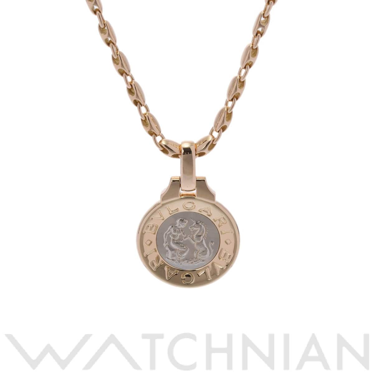 ブルガリ ホロスコープ ネックレス 乙女座 ゴールド K18イエローゴールド YG レディース ジュエリー 【中古】【jewelry】