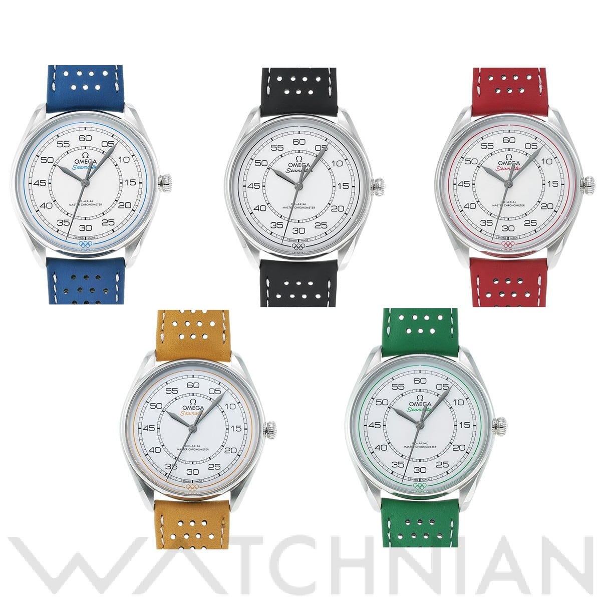 オメガ シーマスター オリンピック オフィシャルタイムキーパー コーアクシャル マスタークロノメーター リミテッドエディション セット シルバー メンズ 時計 【中古】【wristwatch】
