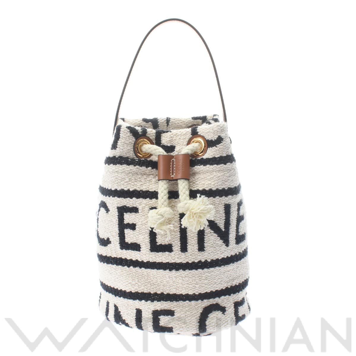 新品】CELINE セリーヌ ティーンドローストリング かごバッグ 加湿された
