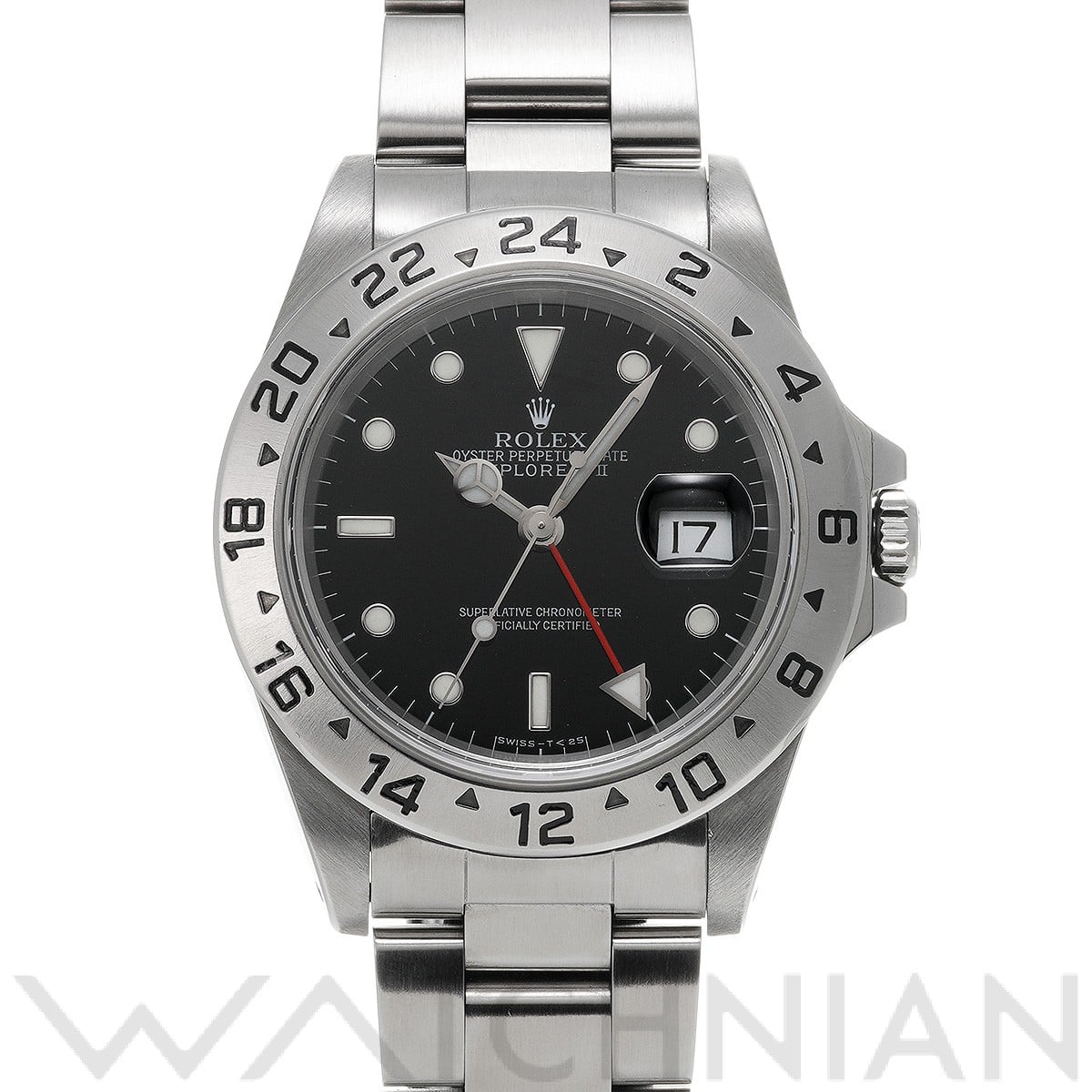 ロレックス エクスプローラーII 16570 ブラック メンズ 時計 【中古】【wristwatch】