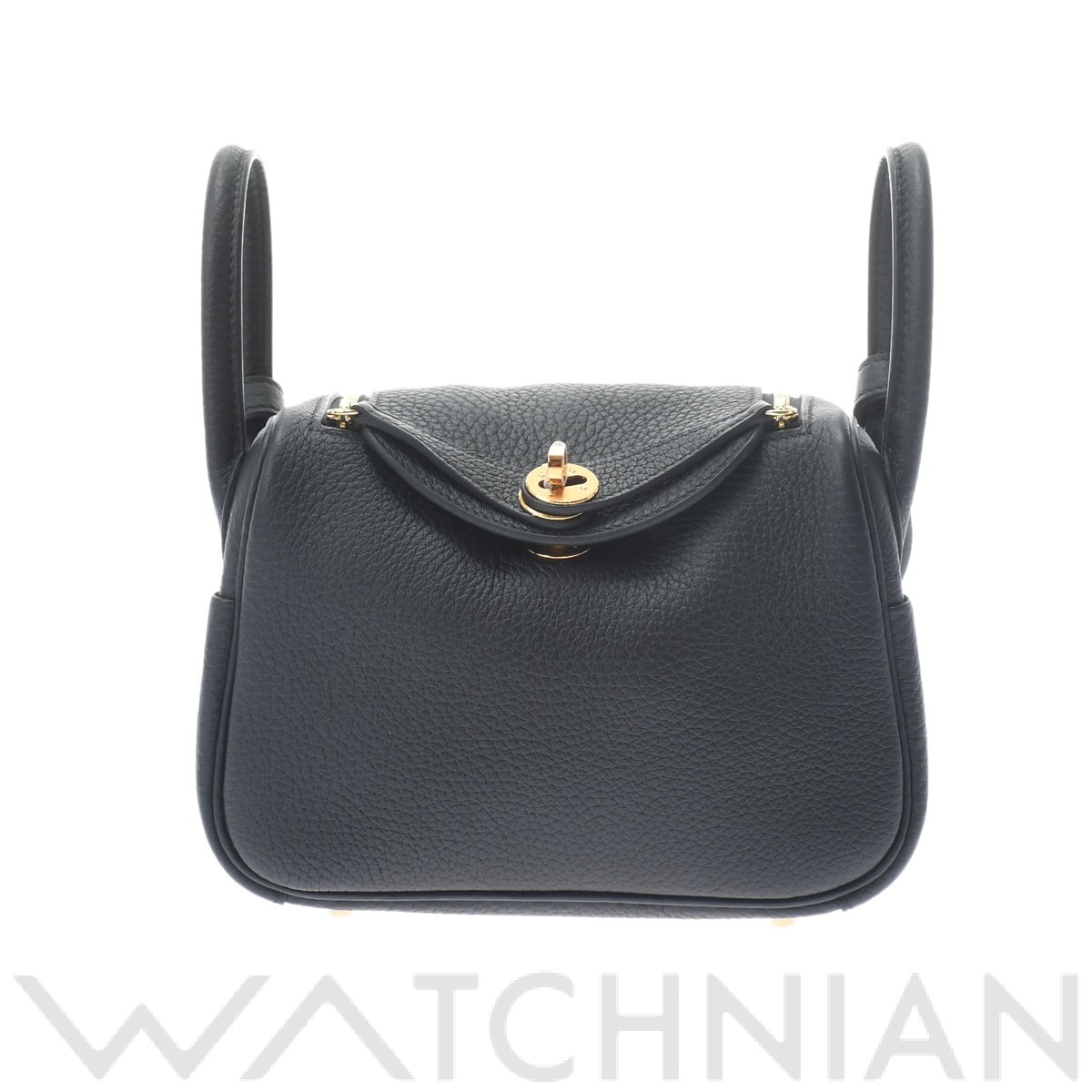 リンディ ミニ ブラック/ゴールド金具 トリヨンクレマンス HERMES エルメス レディース 【新品】