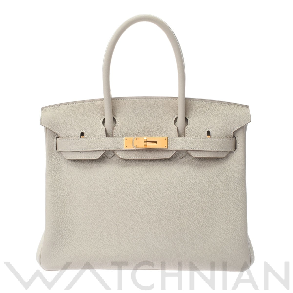 バーキン30 クレ/ゴールド金具 トゴ HERMES エルメス レディース 【中古】