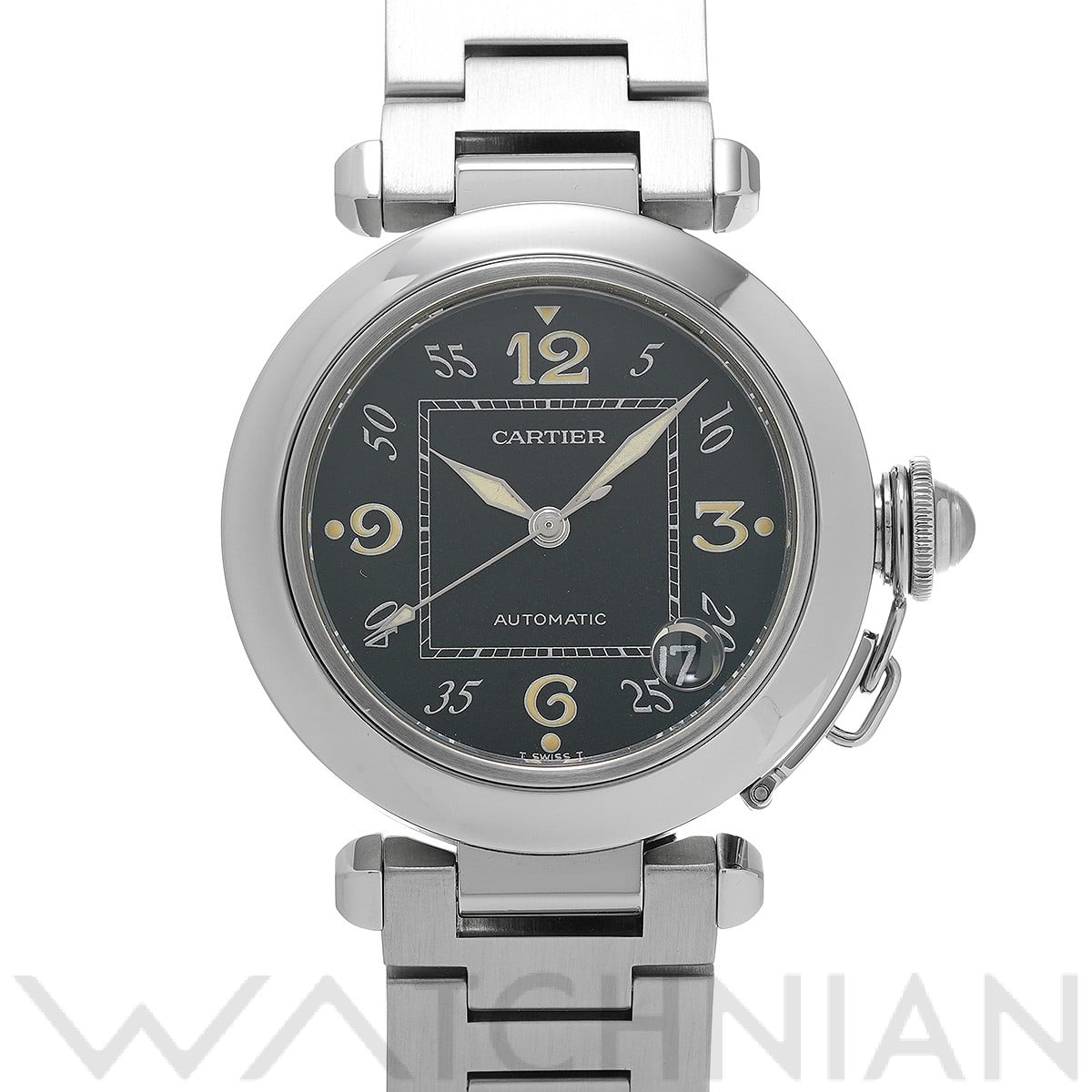 カルティエ / CARTIER パシャC W31043M7 ブラック ユニセックス 時計 【中古】【wristwatch】