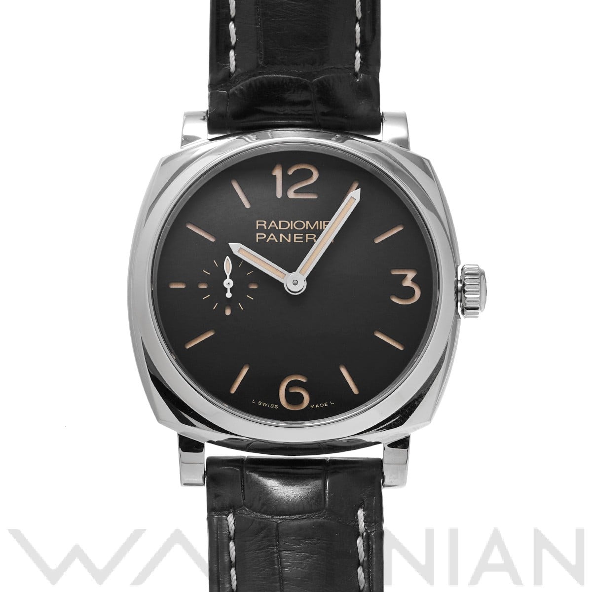 ラジオミール 1940 PAM00512 P番(2013年製造) ブラック パネライ OFFICINE PANERAI メンズ 【中古】