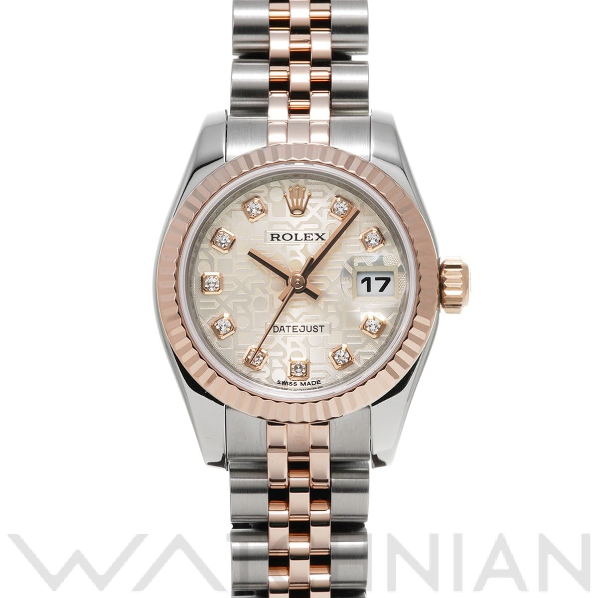 ロレックス レディ デイトジャスト 26 179171G シルバーコンピュータ/ダイヤモンド レディース 時計 【中古】【wristwatch】