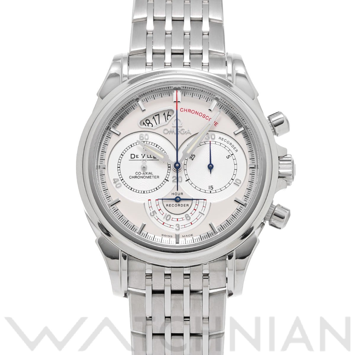 オメガ / OMEGA デ・ヴィル クロノスコープ コーアクシャル 4550.30 シルバー メンズ 時計 【中古】【wristwatch】