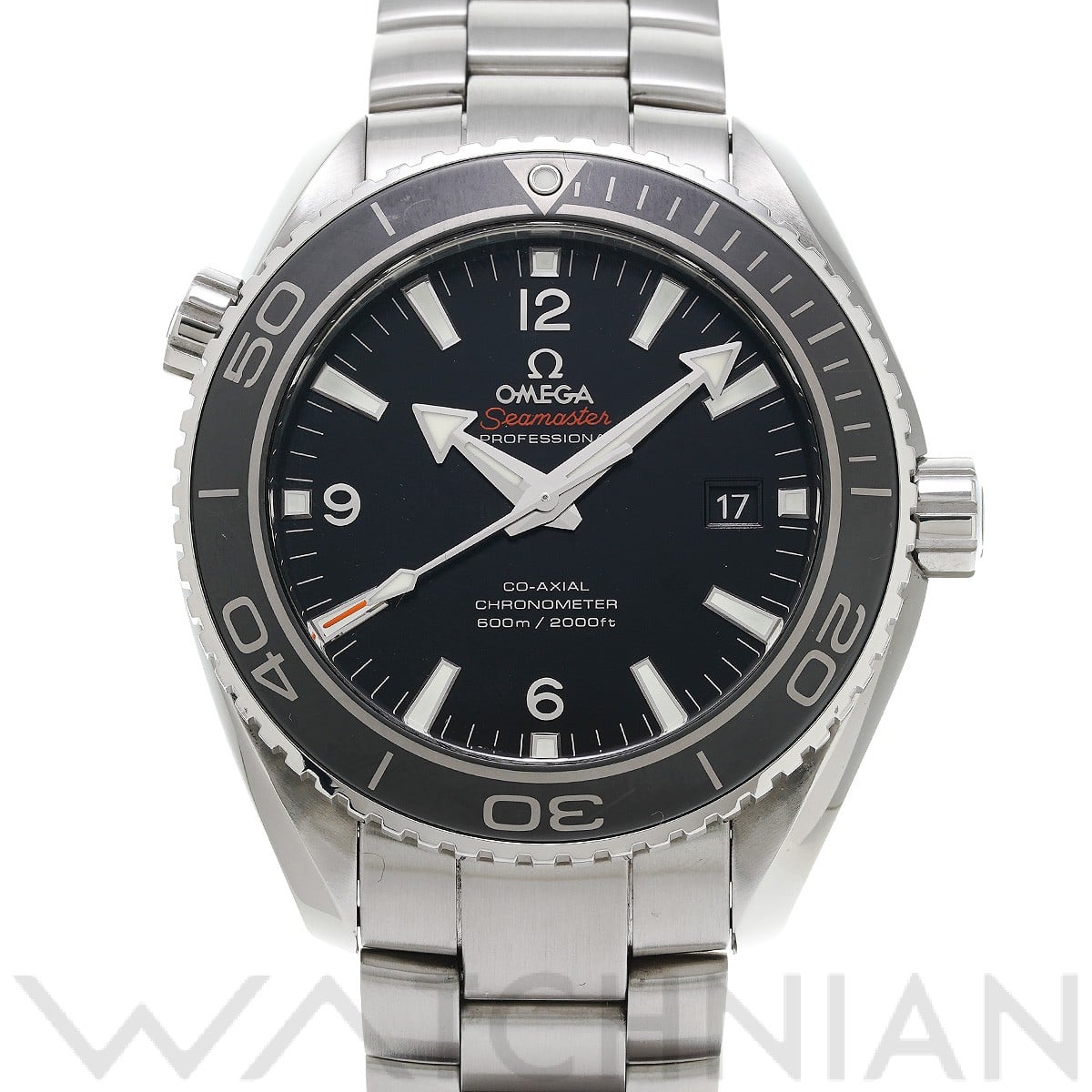 オメガ / OMEGA シーマスター プラネットオーシャン 600 コーアクシャル 232.30.46.21.01.001 ブラック メンズ 時計 【中古】【wristwatch】