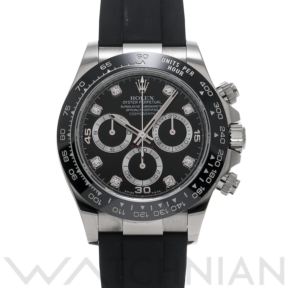 ロレックス コスモグラフ デイトナ 116519LNG ブラック/ダイヤモンド メンズ 時計 【中古】【wristwatch】