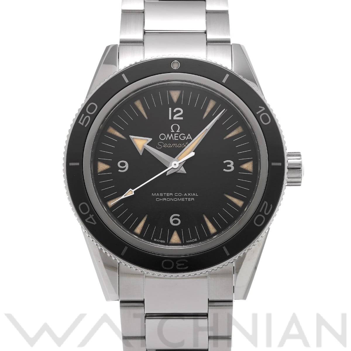 オメガ / OMEGA シーマスター 300 マスターコーアクシャル 233.30.41.21.01.001 ブラック メンズ 時計 【中古】【wristwatch】