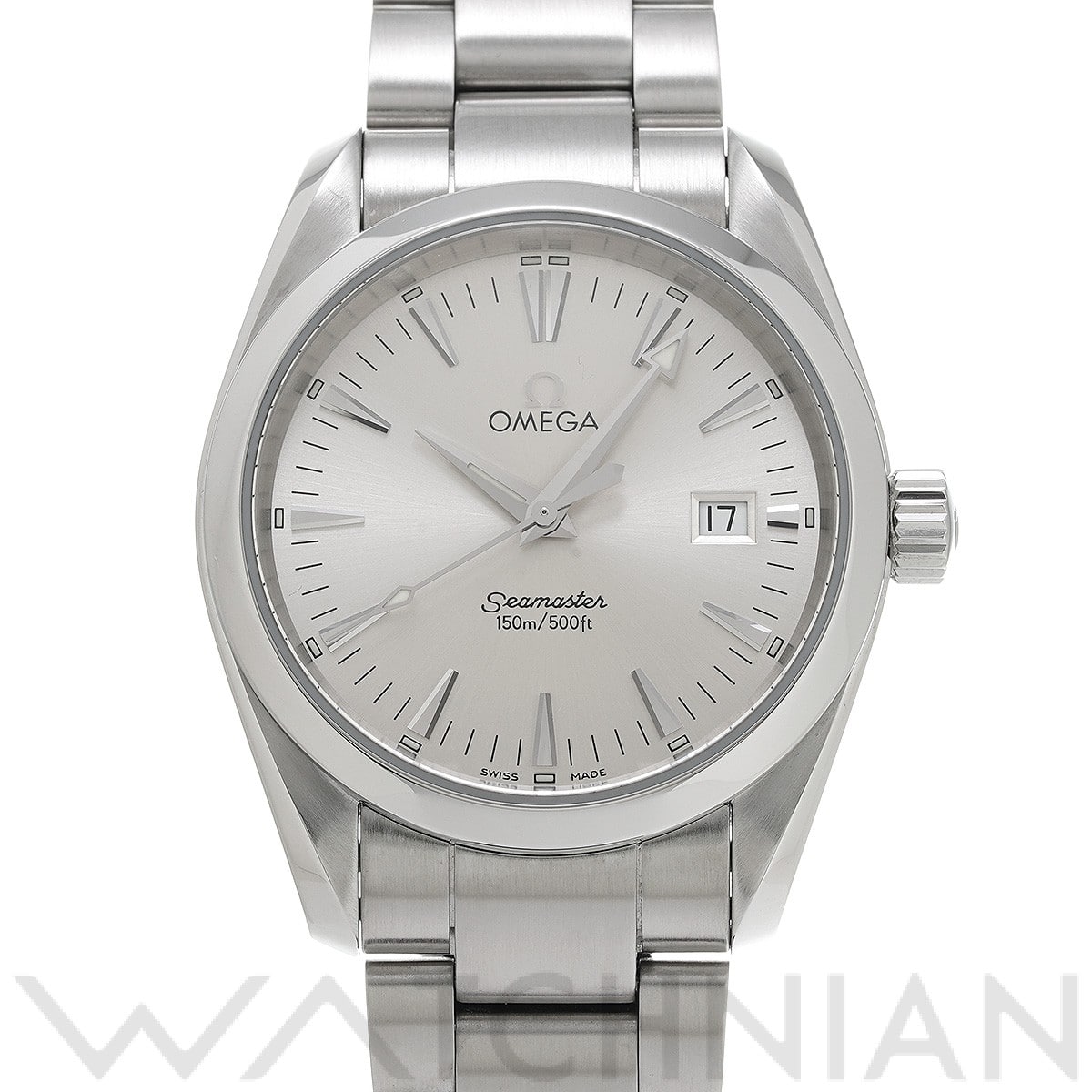 オメガ / OMEGA シーマスター アクアテラ クォーツ 2518.30 シルバー メンズ 時計 【中古】【wristwatch】