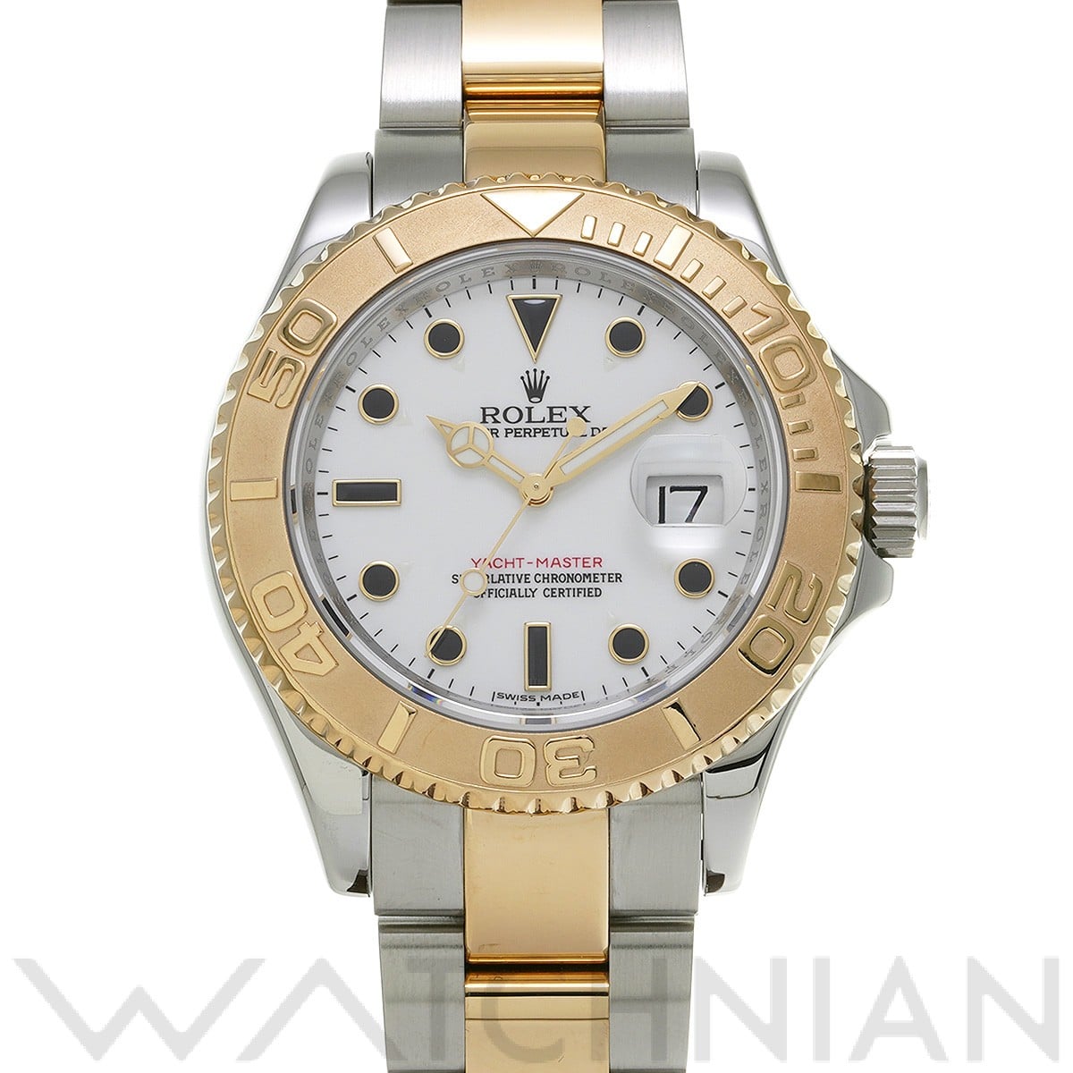 ヨットマスター 40 16623 ランダムシリアル ホワイト ロレックス ROLEX メンズ 【中古】