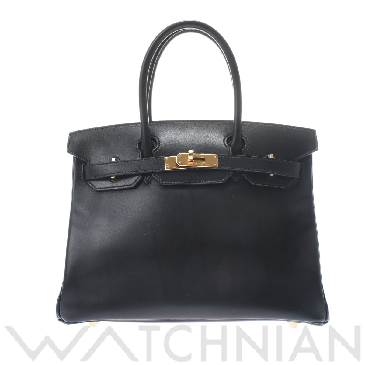 エルメス バーキン 30 ブラック/ゴールド金具 ヴォージョナサン レディース バッグ 【中古】【bag】