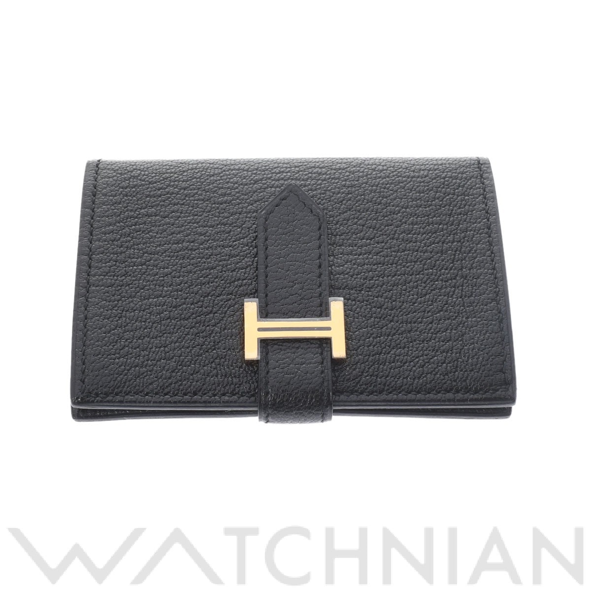 エルメス ベアン ブラック/ゴールド金具 シェーブル レディース 【未使用】【other】