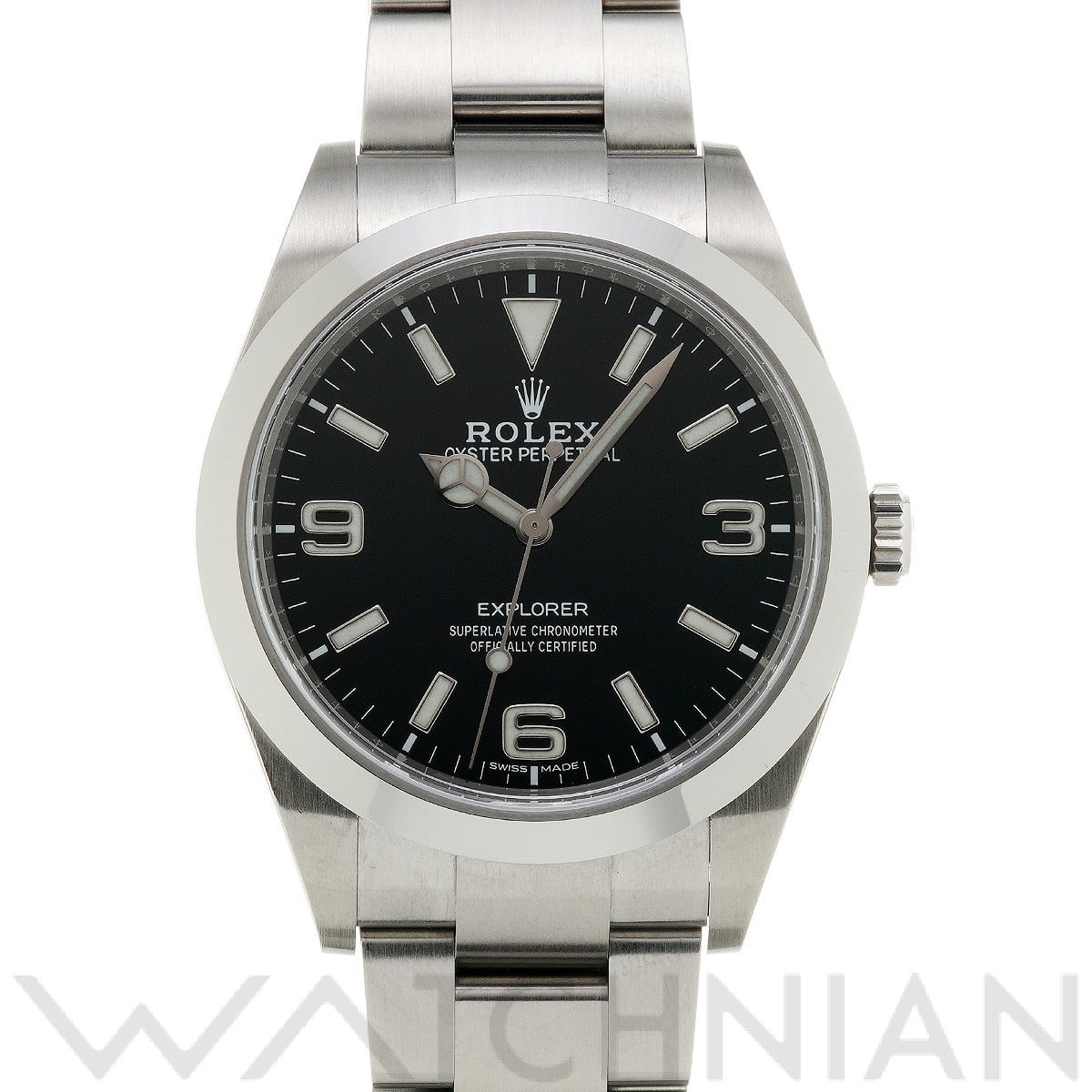 ロレックス エクスプローラー 214270 ブラック メンズ 時計 【中古】【wristwatch】