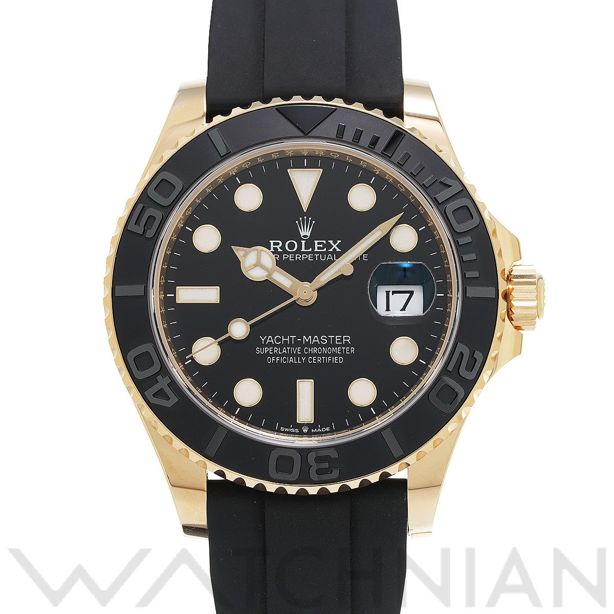 ヨットマスター 42 226658 ランダムシリアル ブラック ロレックス ROLEX メンズ 【中古】