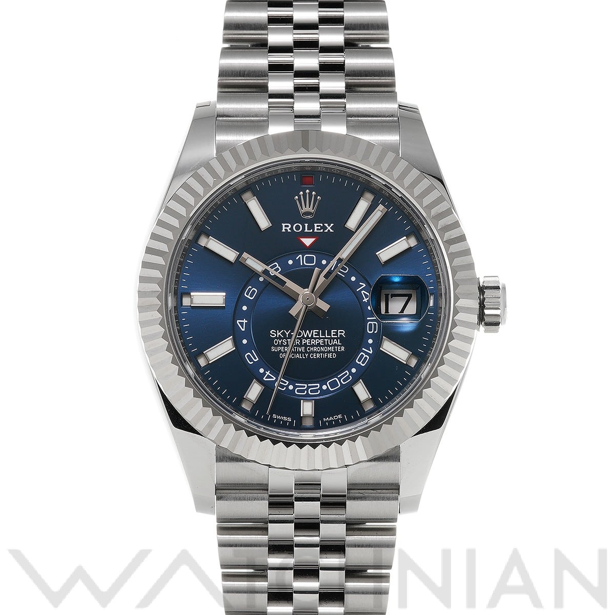 スカイドゥエラー 326934 ランダムシリアル ブライトブルー ロレックス ROLEX メンズ 【中古】