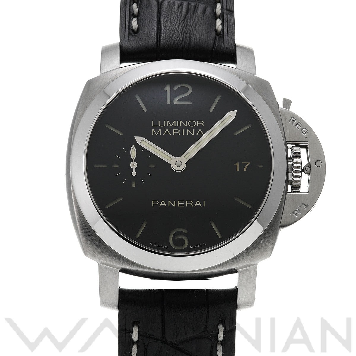 ルミノールマリーナ 1950 3デイズ オートマティック PAM00392 O番(2012年製造) ブラック パネライ PANERAI メンズ 【中古】