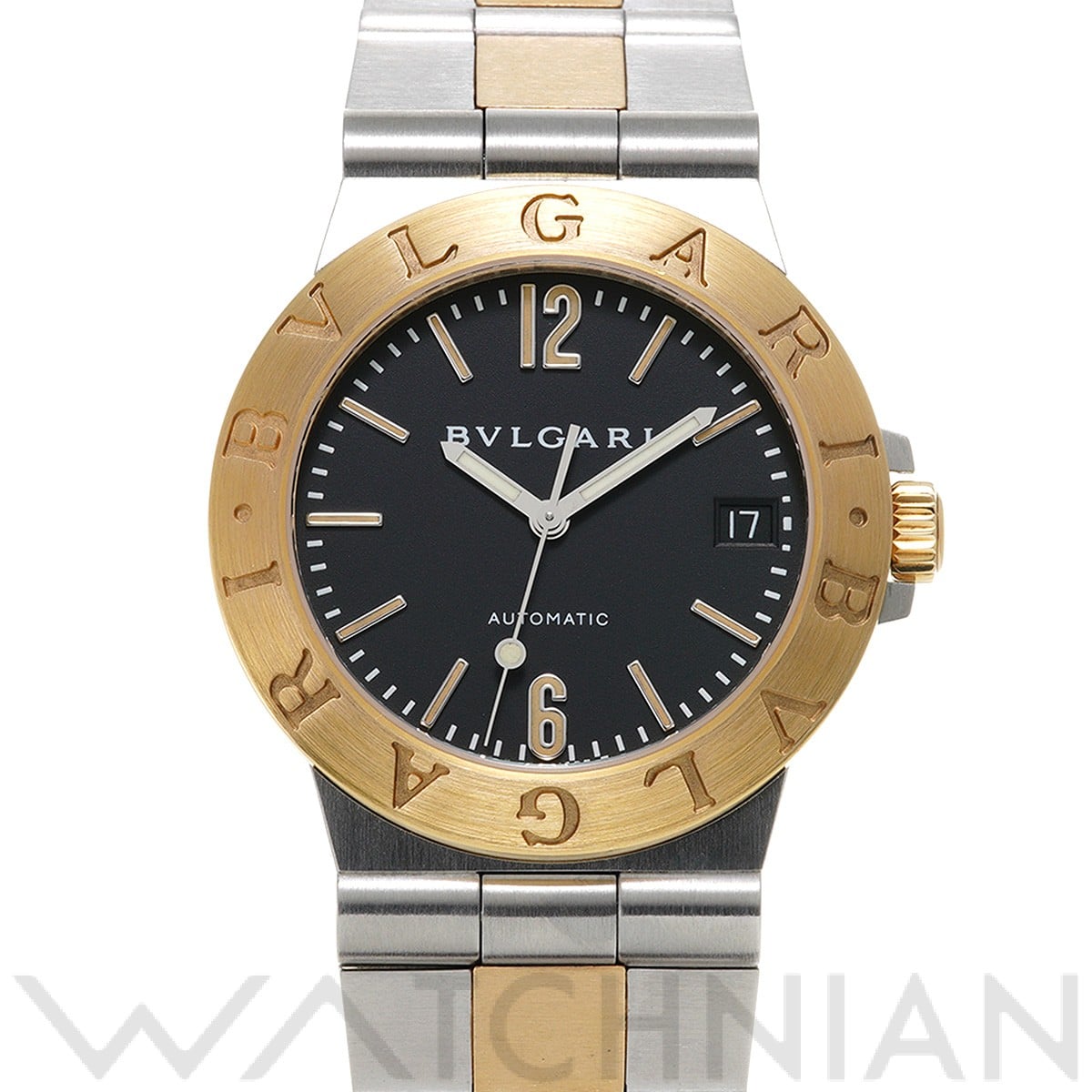 ブルガリ / BVLGARI ディアゴノ スポーツ LCV35SG ブラック メンズ 時計 【中古】【wristwatch】