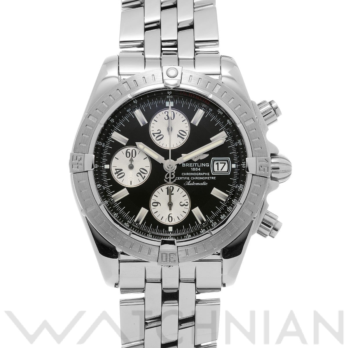 ブライトリング / BREITLING クロノマット エボリューション A1335611/B719 ブラック/シルバ－ メンズ 時計 【中古】【wristwatch】