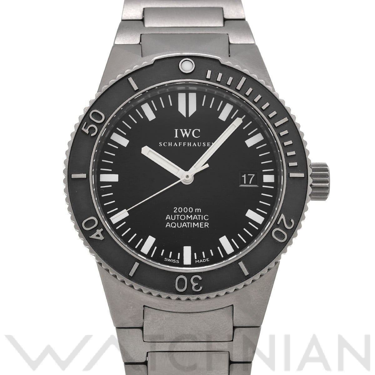 IWC GST アクアタイマー IW353601 ブラック メンズ 時計 【中古】【wristwatch】