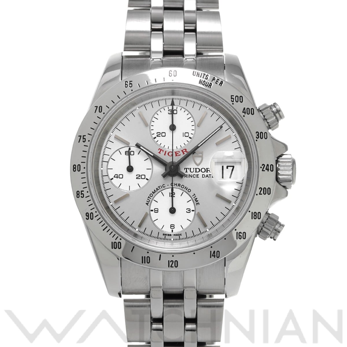 チューダー / チュードル / TUDOR クロノタイム タイガー 79280P シルバー/ホワイト メンズ 時計 【中古】【wristwatch】