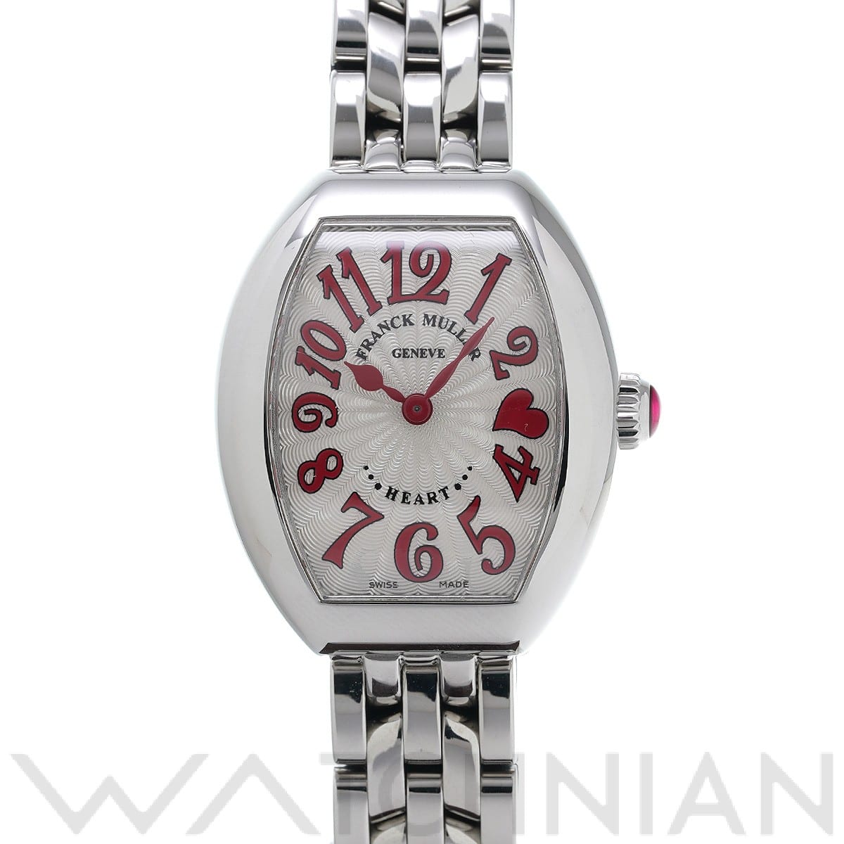 フランクミュラー ハートトゥハート 5002SQZC3HJRED シルバー レディース 時計 【中古】【wristwatch】