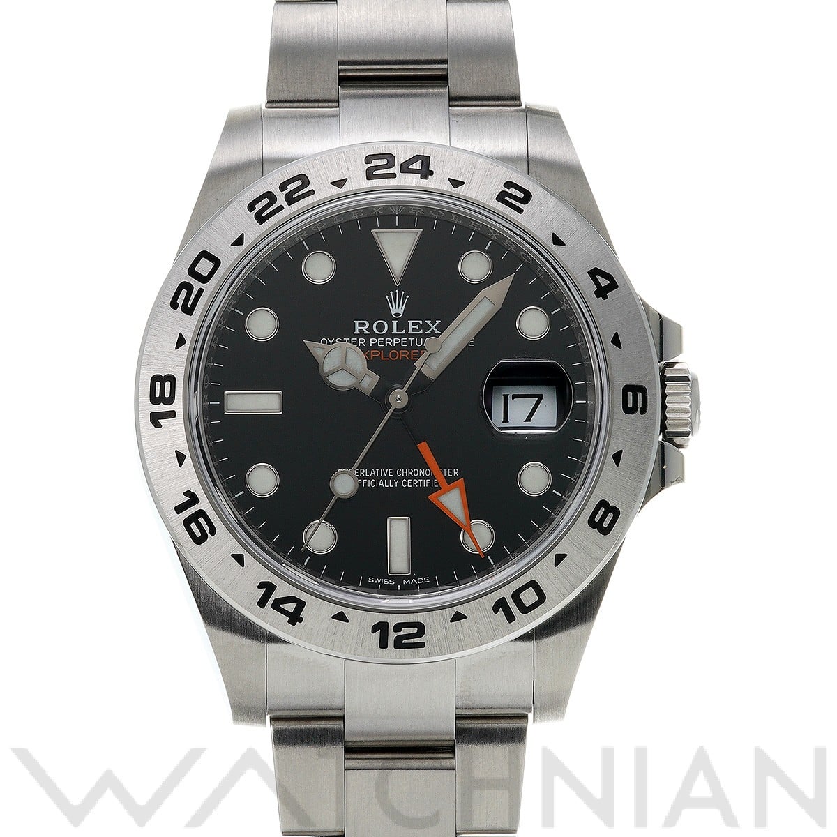 ロレックス エクスプローラーII 216570 ブラック メンズ 時計 【中古】【wristwatch】