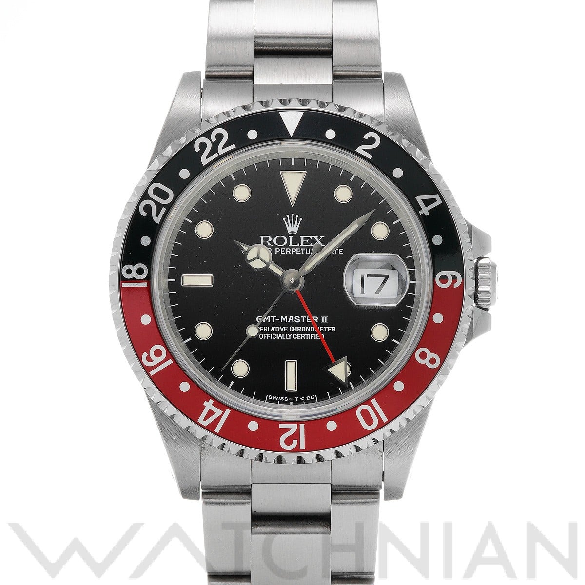 ロレックス GMTマスターII 16710 ブラック メンズ 時計 【中古】【wristwatch】