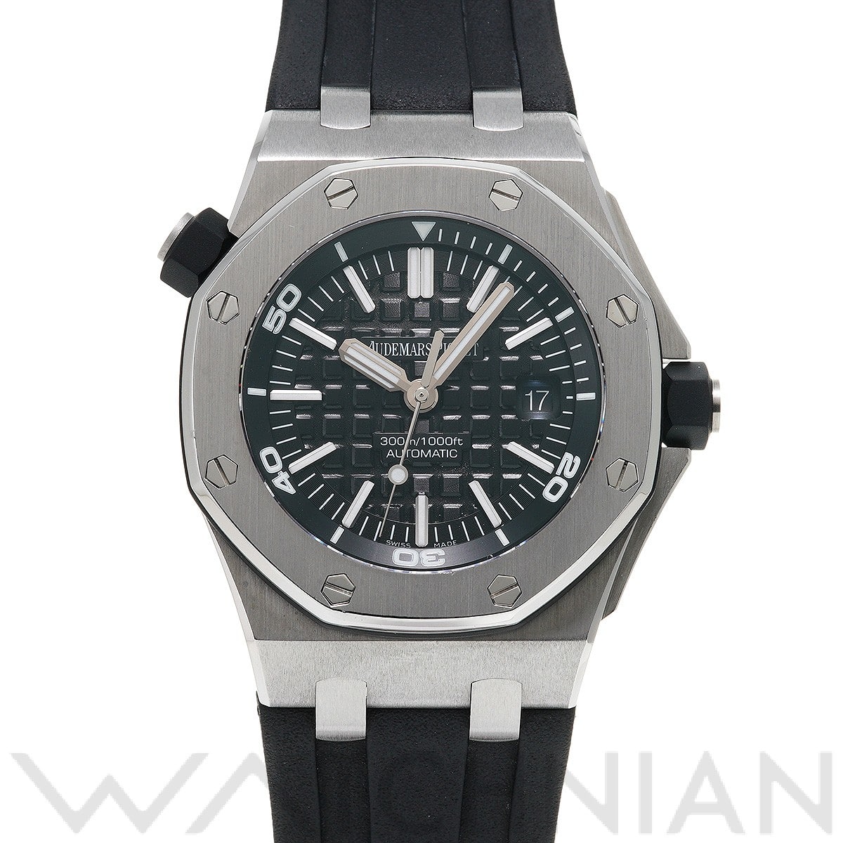 オーデマ ピゲ ロイヤルオーク オフショア ダイバー 15703ST.OO.A002CA.01 ブラック メンズ 時計 【中古】【wristwatch】