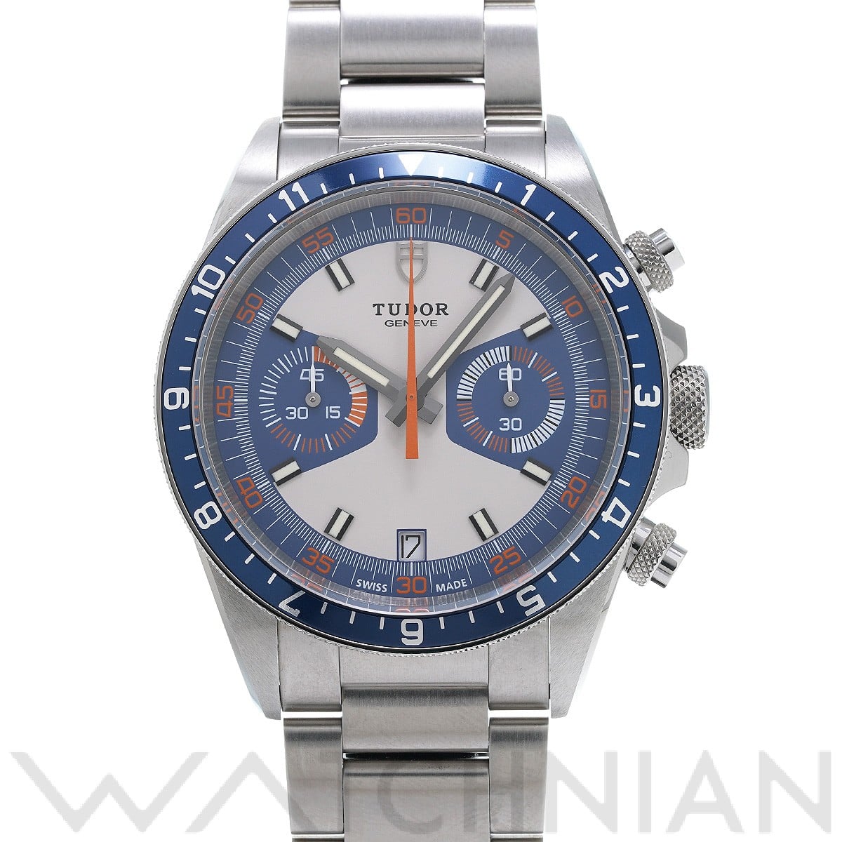 チューダー / チュードル / TUDOR ヘリテージ クロノ 70330B オパライン/ブルー メンズ 時計 【中古】【wristwatch】