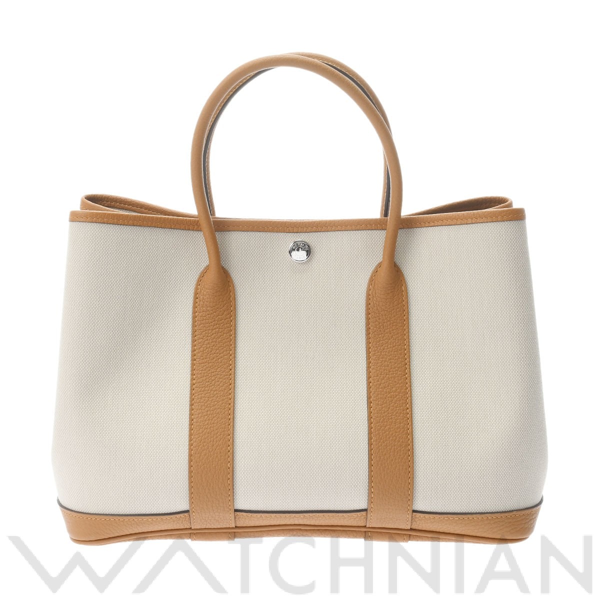 エルメス / HERMES ガーデンパーティ TPM セサミ/パラジウム金具 トワルミリタリー レディース バッグ 【未使用】【bag】