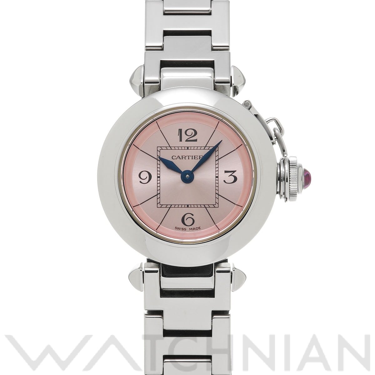 カルティエ / CARTIER ミスパシャ W3140008 ピンク レディース 時計 【中古】【wristwatch】