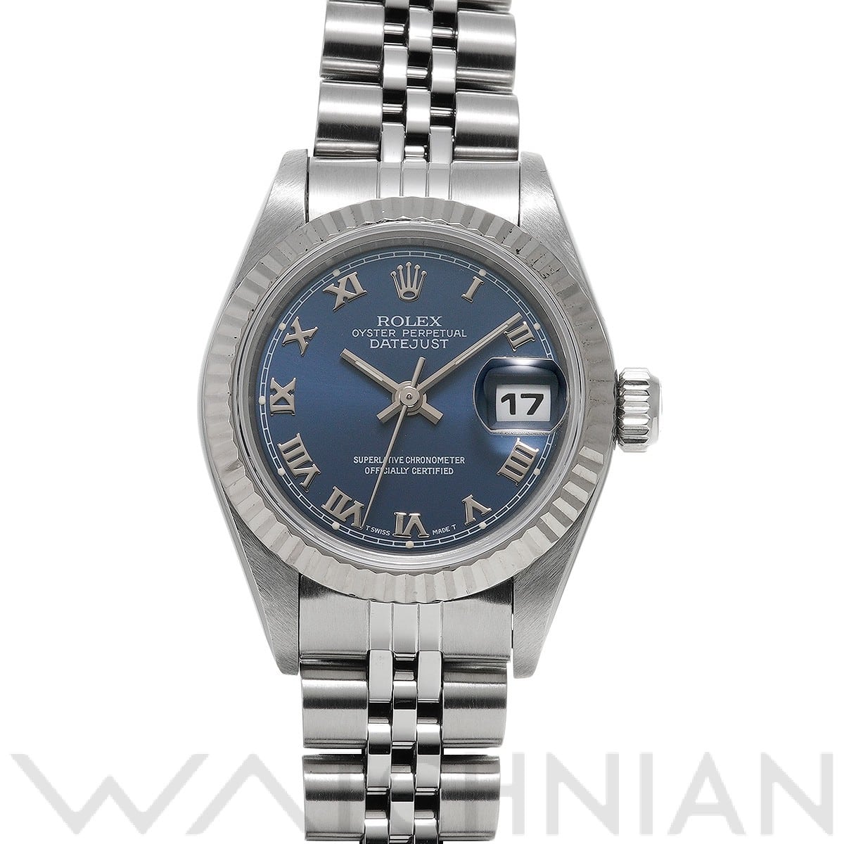 ロレックス デイトジャスト 26 69174 ブルー レディース 時計 【中古】【wristwatch】