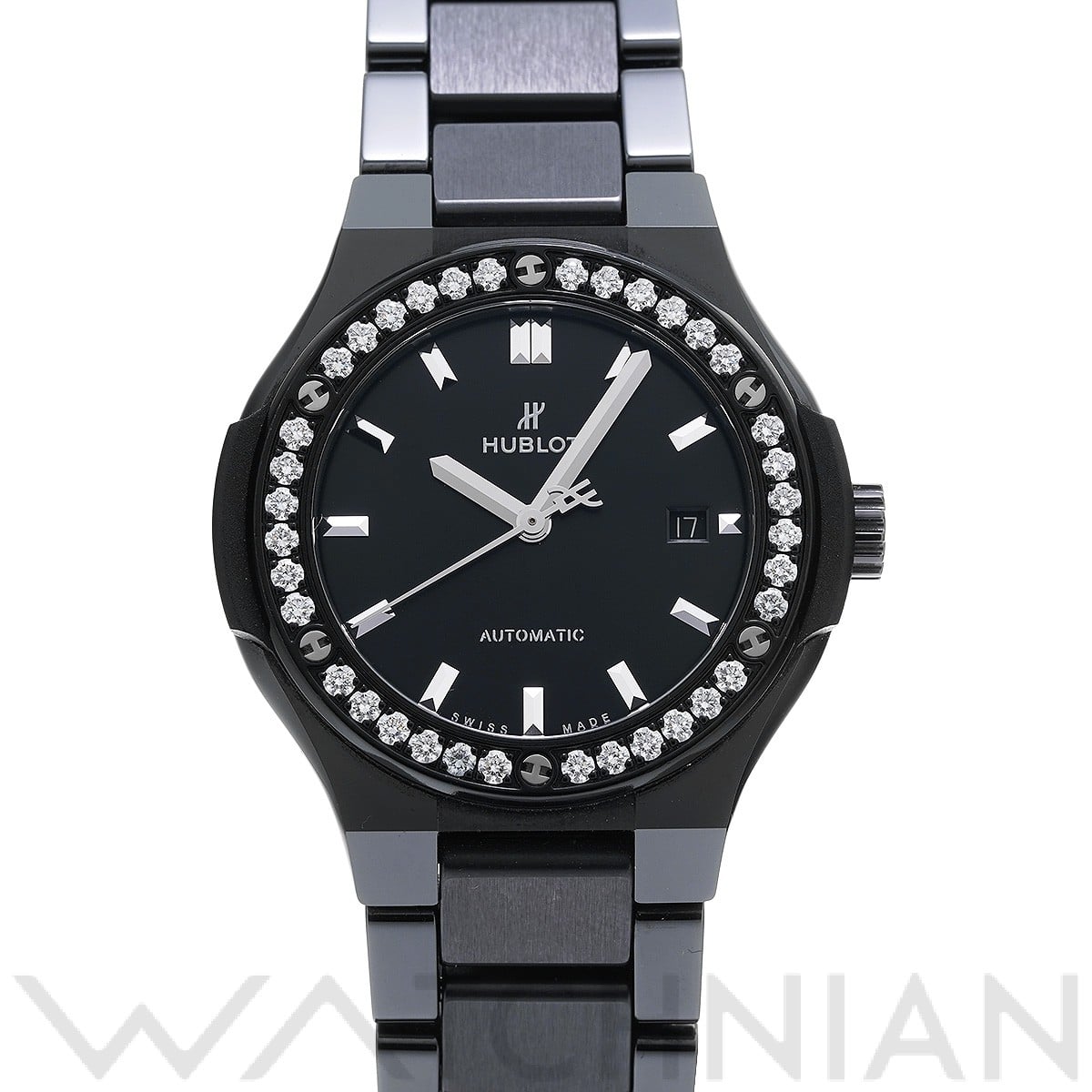 ウブロ / HUBLOT クラシックフュージョン ブラックマジック 585.CM.1470.CM.1204 ブラック ユニセックス 時計 【中古】【wristwatch】