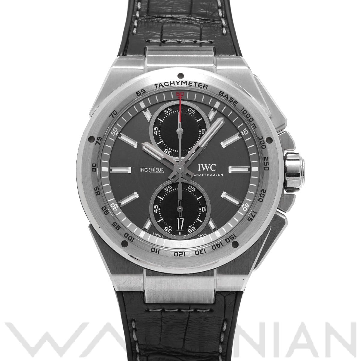 インヂュニア クロノグラフ レーサー IW378507 グレー/ブラック インターナショナルウォッチカンパニー IWC メンズ 【中古】