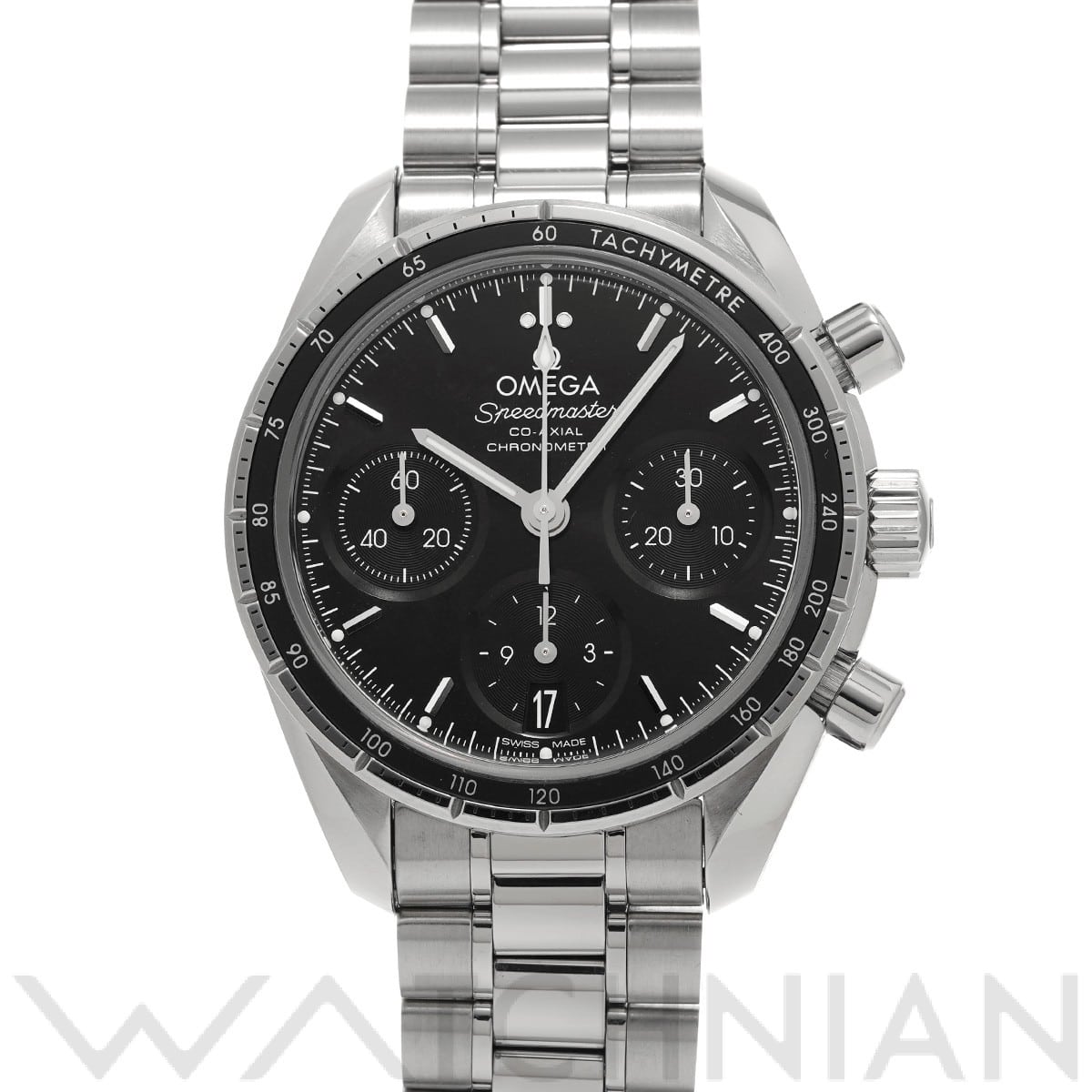 オメガ / OMEGA スピードマスター 38 コーアクシャル 324.30.38.50.01.001 ブラック メンズ 時計 【中古】【wristwatch】