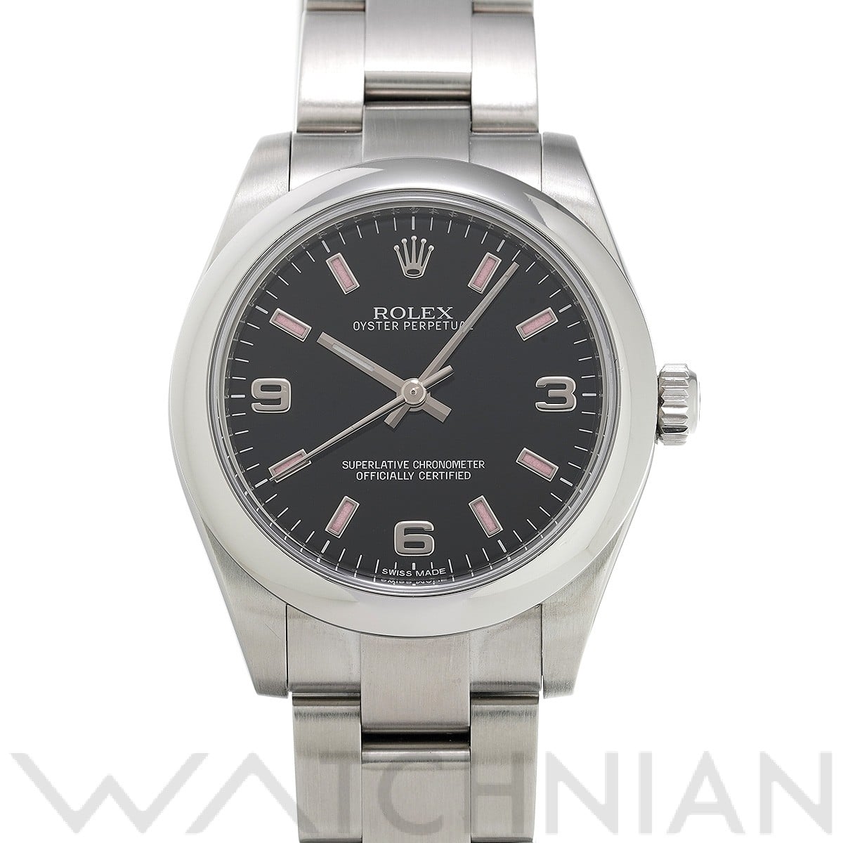 オイスターパーペチュアル 31 177200 G番(2012年頃製造) ブラック ロレックス ROLEX ユニセックス 【中古】