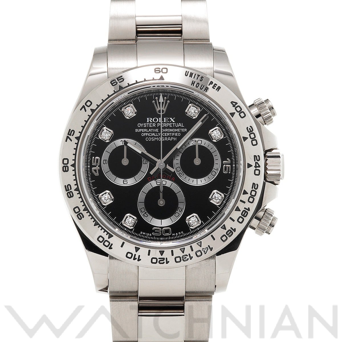 ロレックス コスモグラフ デイトナ 116509G ブラック/ダイヤモンド メンズ 時計 【中古】【wristwatch】
