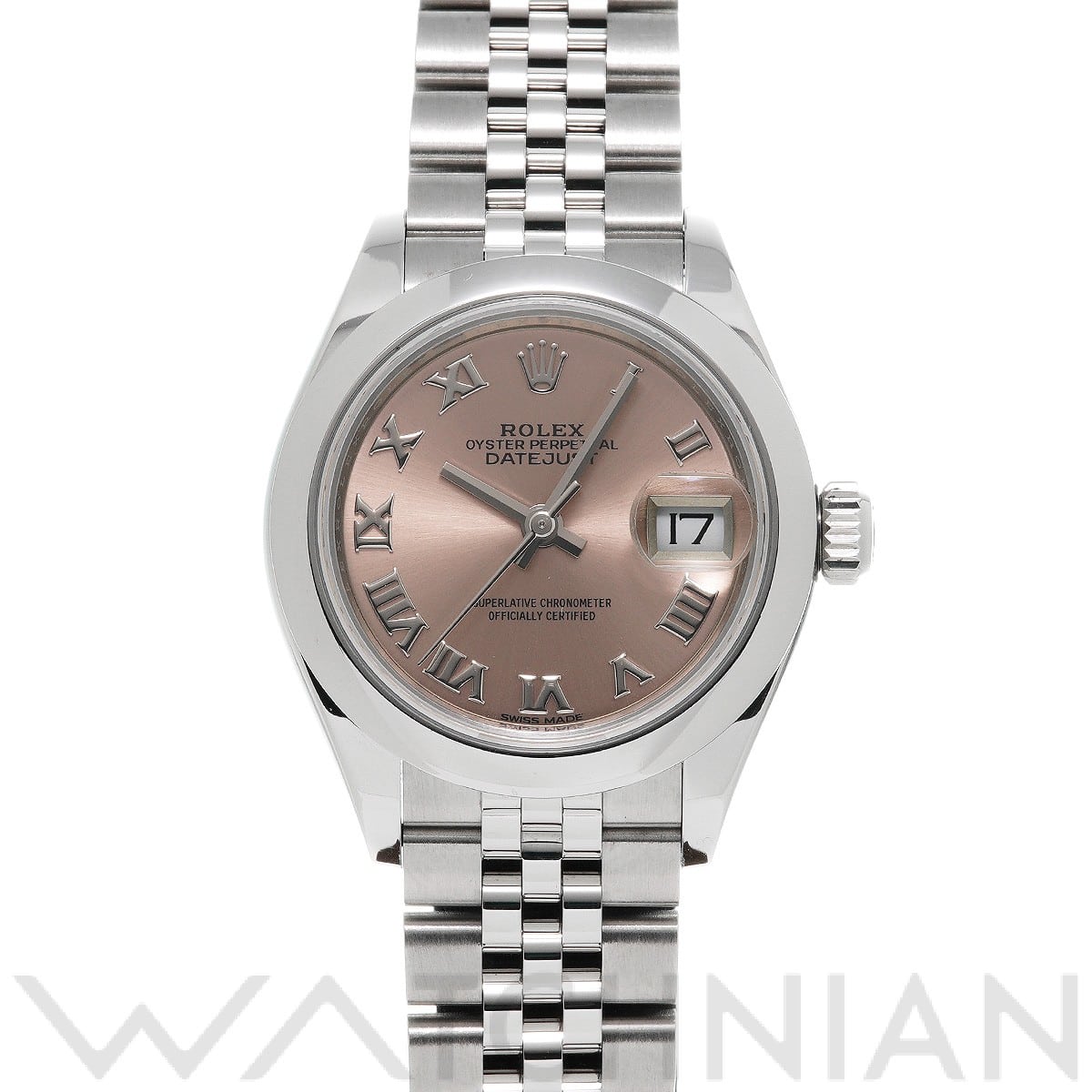 ロレックス レディ デイトジャスト 28 279160 ピンク レディース 時計 【中古】【wristwatch】