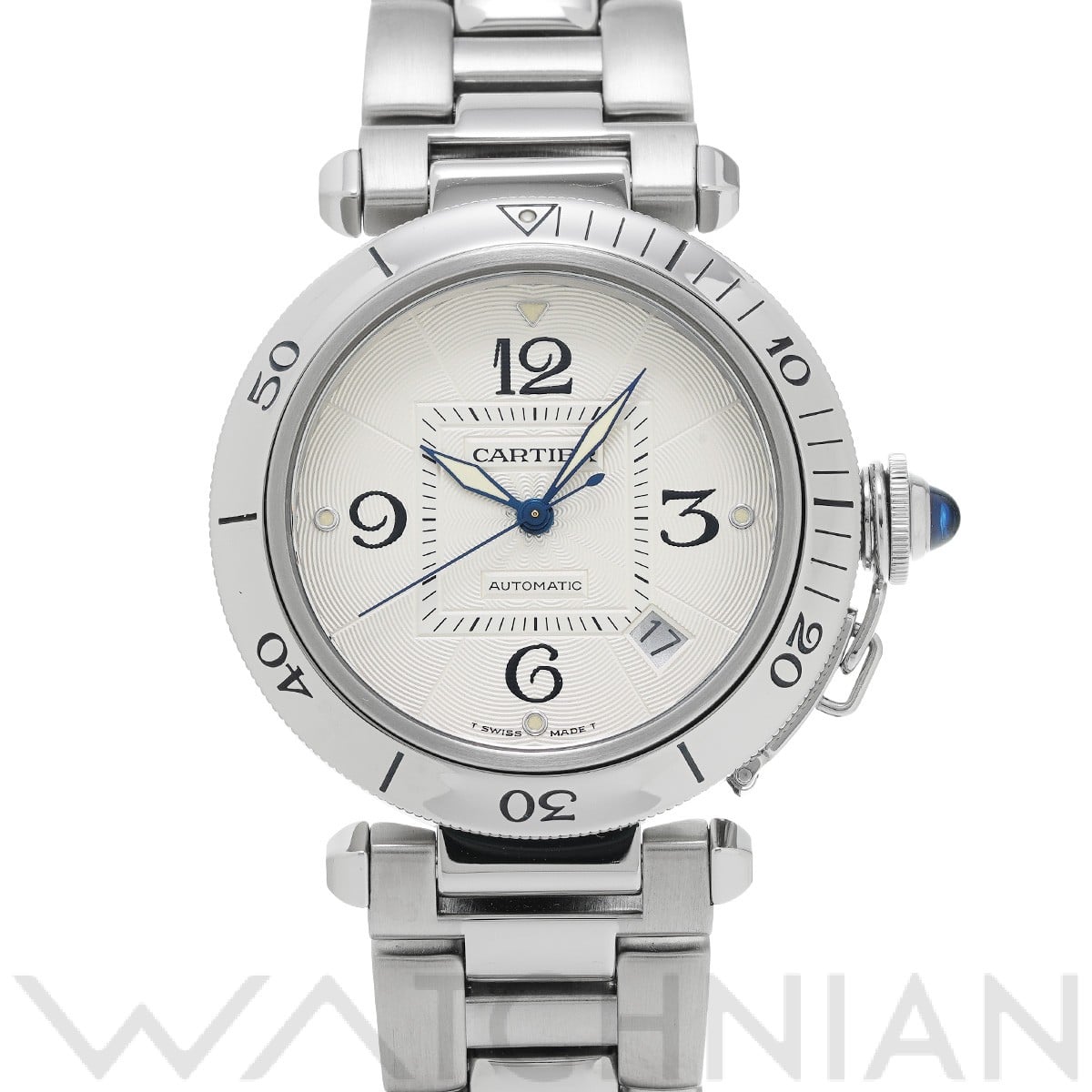 カルティエ / CARTIER パシャ 38mm W31031H3 シルバー メンズ 時計 【中古】【wristwatch】