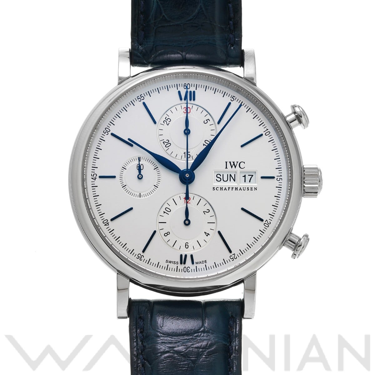 IWC ポートフィノ クロノグラフ IW391037 シルバー メンズ 時計 【中古】【wristwatch】