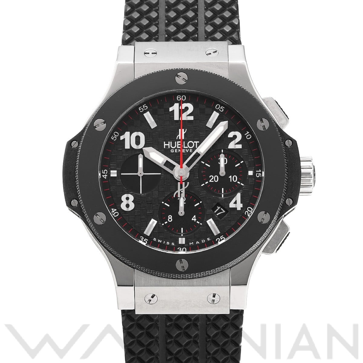 ビッグバン スチール セラミック 301.SB.131.RX ブラックカーボン ウブロ HUBLOT メンズ 【中古】