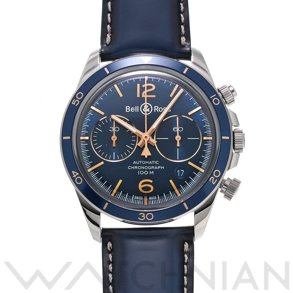 BR V2-94 アエロナバル BRV294-BU-G-ST/SCA ソレイエブルー ベル＆ロス Bell＆Ross メンズ 【中古】