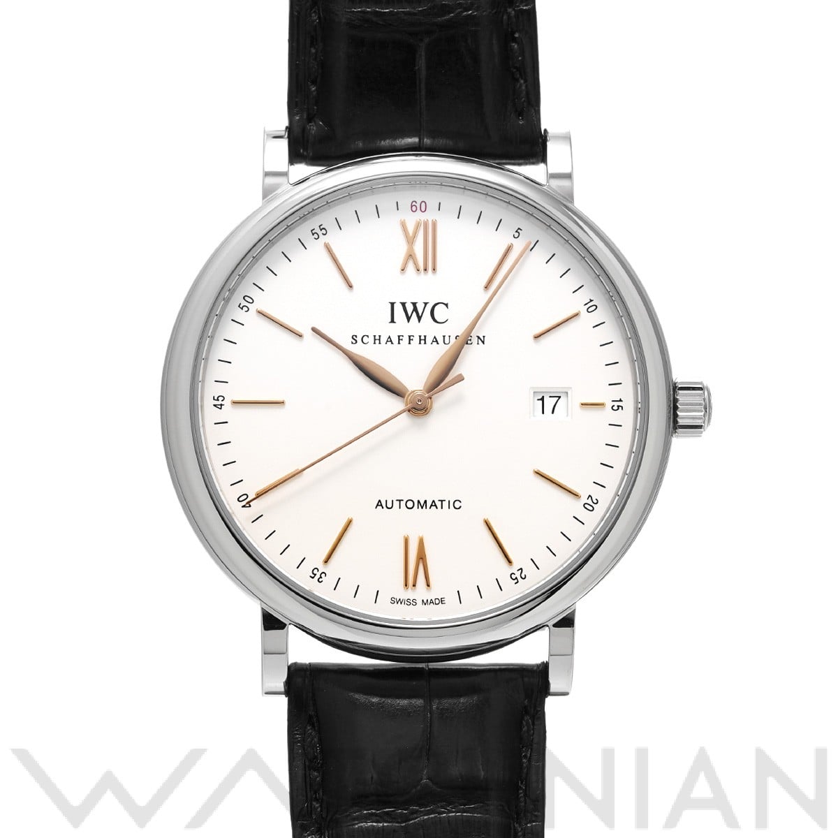 ポートフィノ オートマティック IW356517 シルバー インターナショナルウォッチカンパニー IWC メンズ 【中古】