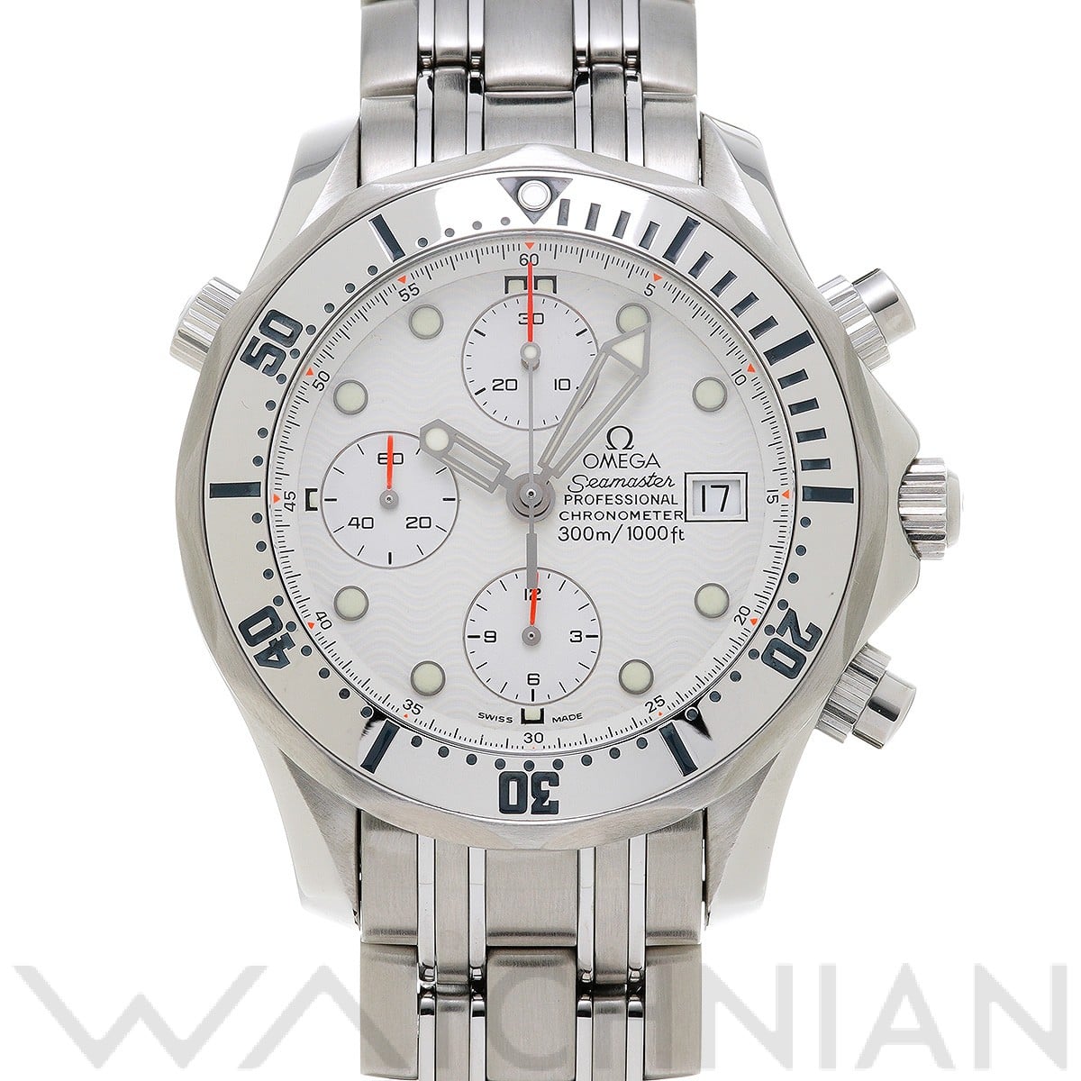 オメガ / OMEGA シーマスター プロフェッショナル 300 クロノグラフ 2598.20 ホワイト メンズ 時計 【中古】【wristwatch】