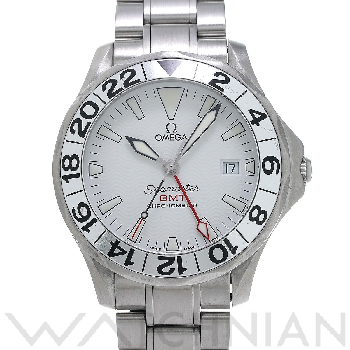 オメガ / OMEGA シーマスター 300 GMT 2538.20 ホワイト メンズ 時計 【中古】【wristwatch】