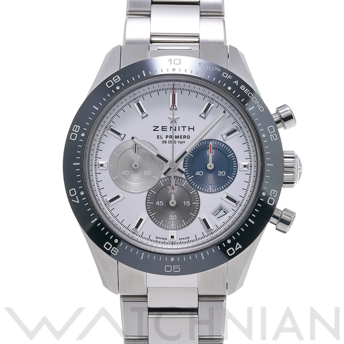 ゼニス / ZENITH クロノマスター スポーツ エル・プリメロ 03.3100.3600/69.M3100 ホワイトマット メンズ 時計 【中古】【wristwatch】